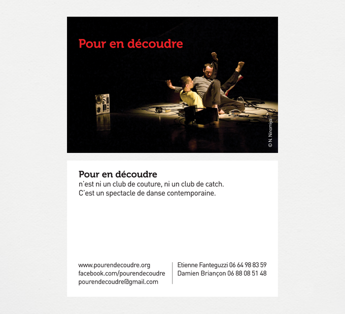 Pour en découdre / Compagnie de danse